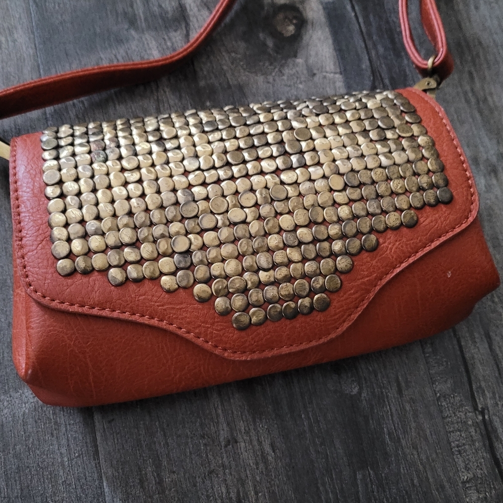 Street Level Crossbody Studded Embellishments